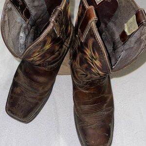 Justin Leather Boots  - Almost brand new .Looks brand new